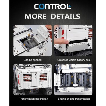 ✅⭐4108 pz LIEBHERR R 9800 TECHNIC ESCAVATORE RC APP 42100 BLOCK LEGO COMPATIBILE