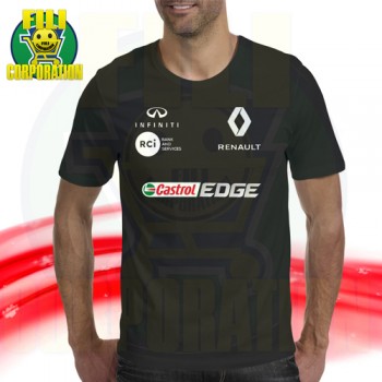 ✅⭐FELPA T-SHIRT RICCIARDO 3 F1 SCUDERIA RENAULT CORSA RALLY CASTROL TUTA AUTO
