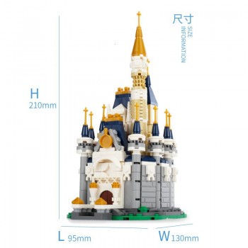 ⭐632 pz CASTELLO DISNEY 8 in 1 TOPOLINO PAPERINO MINNI PAPERINA LEGO COMPATIBILE
