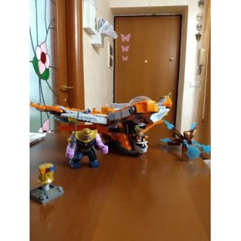 ⭐755 pz GUARDIANI DALLA GALASSIA NAVE HEROES AVENGERS THANOS LEGO COMPATIBILE