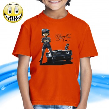 T-SHIRT FELPA  GORILLAZ STYLO DEMON PLASTIC BEACH FEEL GOOD ROCK DJ MUSIC