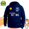 FELPA CAPPUCCIO HYUNDAI i30 n RALLY T-SHIRT WRC LOEB SHELL SORDO HOODIE RACING