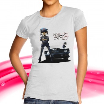 T-SHIRT FELPA  GORILLAZ STYLO DEMON PLASTIC BEACH FEEL GOOD ROCK DJ MUSIC