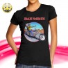 T-SHIRT FELPA  IRON MAIDEN IRON EDDIE CHOPPER ROUTE MOTO FEAR OF THE DARK