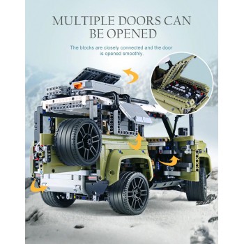 ✅AUTO TECHNIC LAND ROVER DEFENDER 42110 LEGO COMPATIBILE