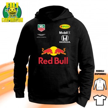 FELPA CAPPUCCIO ASTON MARTIN T-SHIRT F1 RED BULL RB16 HONDA RACING GP 33 MAX TUTA