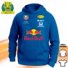 FELPA CAPPUCCIO ASTON MARTIN T-SHIRT F1 RED BULL RB16 HONDA RACING GP 33 MAX TUTA