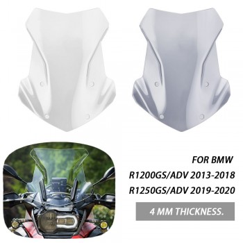 ✅PARABREZZA BMW GS 1200 13 18 ADV 1250 20 CUPOLINO FUMÉ SCURO TRASPARENTE TOURING