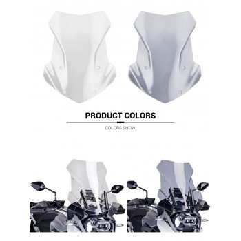 ✅PARABREZZA BMW GS 1200 13 18 ADV 1250 20 CUPOLINO FUMÉ SCURO TRASPARENTE TOURING
