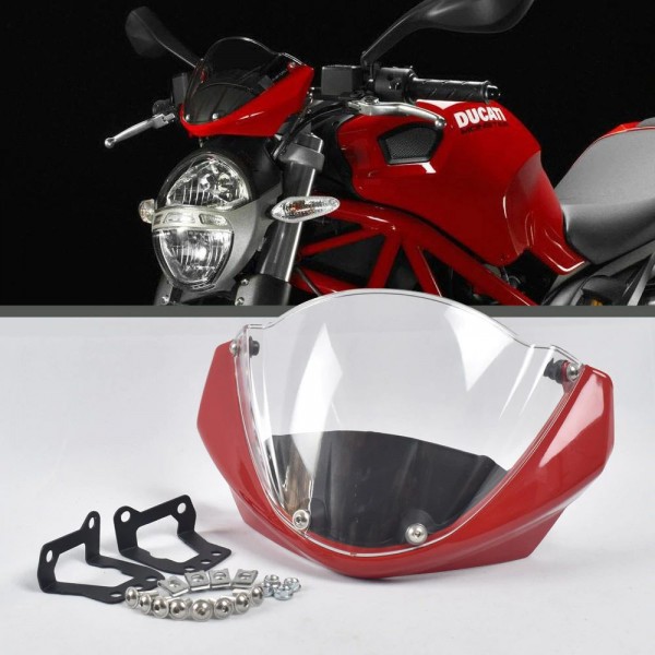 DUCATI MONSTER 696 795 796 1100 PARABREZZA CUPOLINO