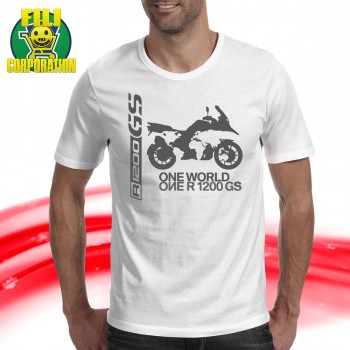 FELPA CAPPUCCIO BMW R1200 GS ADV T-SHIRT HOODIE ONE WORLD MOTORRAD MOTO OFF ROAD