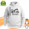 FELPA CAPPUCCIO BMW R1200 GS ADV T-SHIRT HOODIE ONE WORLD MOTORRAD MOTO OFF ROAD