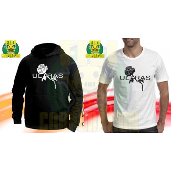 FELPA CAPPUCCIO LIBERATO ULTRAS T-SHIRT ROSA FILM HOODIE