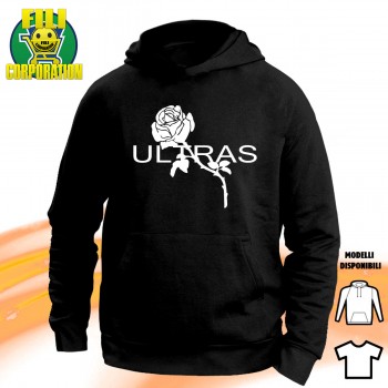 FELPA CAPPUCCIO LIBERATO ULTRAS T-SHIRT ROSA FILM HOODIE