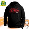 ✅FELPA CAPPUCCIO DUCATI CORSE DISEGNO MOTOGP T-SHIRT PANIGALE V4 RACING GP SBK