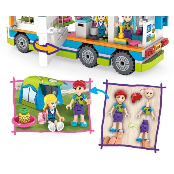 534 pz FRIENDS 41339 IL CAMPER VAN DI MIA COSTRUZIONI BLOCK LEGO COMPATIBILE