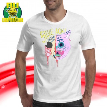 T-SHIRT STEVE AOKI MUSIC DJ FELPA CAPPUCCIO HALFWAY DEAD DAN TRAVIS EDM IBIZA