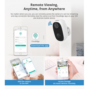 ✅TELECAMERA IP CAM BATTERIA CAMERA IR INFRAROSSI WIRELESS WIFI PANNELLO SOLARE