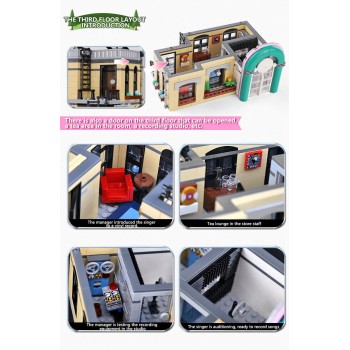 ✅CREATOR CON FIGUR EXPERT 10260 DOWNTOWN DINNER LEGO COMPATIBILE