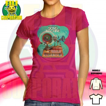 ✅FELPA T-SHIRT DONNA GORILLAZ SONG MACHINE EPISODE 1 DAMON ALBARN MISICA ⭐