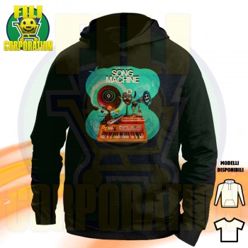 ✅FELPA T-SHIRT DONNA GORILLAZ SONG MACHINE EPISODE 1 DAMON ALBARN MISICA ⭐