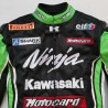 GIACCA KAWASAKI NINJA MOTO JACKET TESUTO ESTIVA RICAMATA MOTOCICLISMO OFF-ROAD