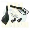 ✅KIT COPPIA SPECCHIO SPECCHIETTO UNIVERSALE MOTO BLU NERO RIZOMA Z 750 T-MAX KTM