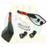 ✅KIT COPPIA SPECCHIO SPECCHIETTO UNIVERSALE MOTO BLU NERO RIZOMA Z 750 T-MAX KTM