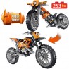 ✅MOTOCROSS KTM MOTO CROSS BIKE TECHNIC 42007 TECNIC COSTRUZIONI LEGO COMPATIBILE