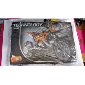 ✅MOTOCROSS KTM MOTO CROSS BIKE TECHNIC 42007 TECNIC COSTRUZIONI LEGO COMPATIBILE