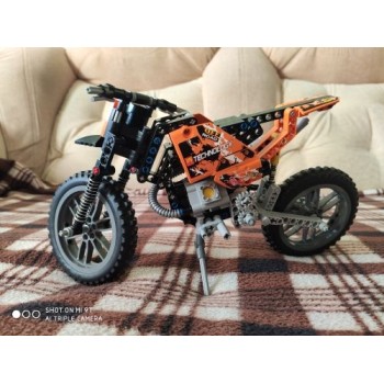 ✅MOTOCROSS KTM MOTO CROSS BIKE TECHNIC 42007 TECNIC COSTRUZIONI LEGO COMPATIBILE
