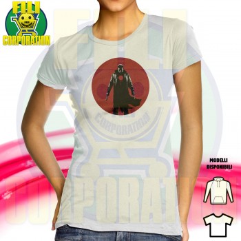 ✅FELPA T-SHIRT DONNA BLOODSHOT SANGUE LINEE VALIANT COMICS FILM ⭐