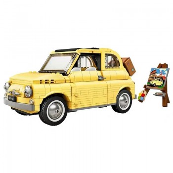 ✅ AUTO FIAT 500 CREATOR EXPERT 10271 ITALY COSTRUZIONI GIALLO LEGO COMPATIBILE