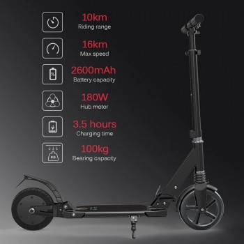 MONOPATTINO ELETTRICO 12 Km/h 150W ADULTI PIEGHEVOLE