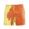COSTUME DA BAGNO ARANCIONE GIALLO QUICK DRY MAGICO CAMBIARE COLORE BEACH PANTALONCINI ESTIVI UOMO RAGAZZO NUOTO