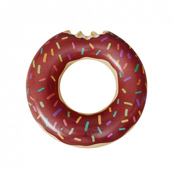 80 CM CIAMBELLA GONFIABILE GIGANTE SALVAGENTE ANELLO DI NUOTO GALLEGGIANTE SWIM RING PER SPIAGGIA O PISCINA
