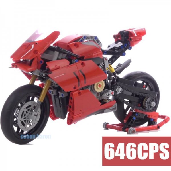 TECHNIC 42107 DUCATI PANIGALE V4 R BLOCK COSTRUZIONI LEGO COMPATIBILE