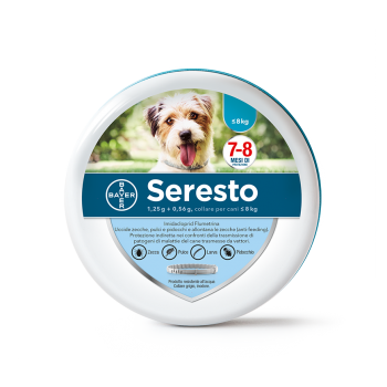 SERESTO BAYER COLLARE PER CANI FINO A 8 KG Antiparassitario