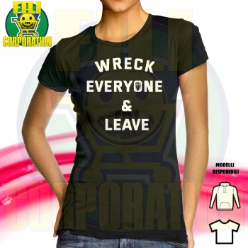 ROMAN REIGNS WRECK EVERYONE & LEAVE T-SHIRT HOODIE FELPA CAPPUCCI UOMO DONNA