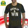 ROMAN REIGNS SHOW UP & WIN T-SHIRT HOODIE FELPA CAPPUCCI UOMO DONNA
