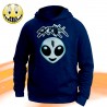 T-SHIRT FELPA  SKRILLEX RECESS RIGHT IN DJ TWIN RAGGA BOMB ALIENO MUSICA DUBSTEP