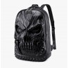 ZAINO PELLE TESCHIO TRACOLLA IN PELLE CON HOLLOWEEN ZAINO CON RIVETTO A TESCHIO PUNK