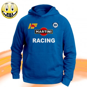 T-SHIRT FELPA  MARTINI RACING LANCIA DELTA HF INTEGRALE ELEFANTINO MAGLIETTA