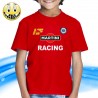 T-SHIRT FELPA  MARTINI RACING LANCIA DELTA HF INTEGRALE ELEFANTINO MAGLIETTA