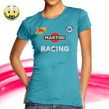 T-SHIRT FELPA  MARTINI RACING LANCIA DELTA HF INTEGRALE ELEFANTINO MAGLIETTA