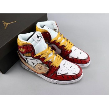 ✅SCARPE X ONE PIECE AJ1 MONKEY D. LUFFY EDITION SIMIL NO NIK3