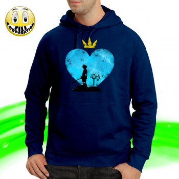 T-SHIRT FELPA  KINGDOM HEARTS CHIAVE CUORE DISNEY FINAL FANTASY ZELDA TOPOLINO