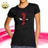 T-SHIRT FELPA  DEADPOOL MARVEL DARK GUN FACE RED FUMET