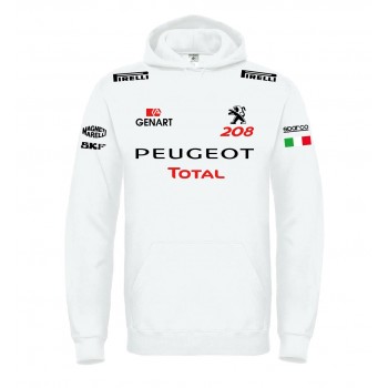 PEUGEOT 208 RACING T-SHIRT HOODIE FELPA CAPPUCCI UOMO DONNA