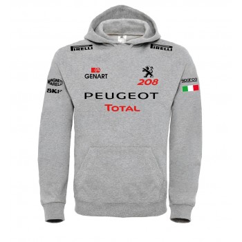 PEUGEOT 208 RACING T-SHIRT HOODIE FELPA CAPPUCCI UOMO DONNA